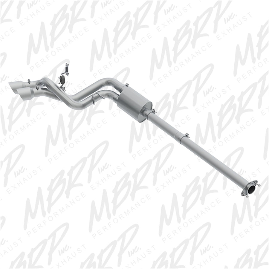 Exhaust System MBRP S5261409 Cat Back (2009-2014 Ford F150 3" Pre-Axle Dual Outlet, T409)