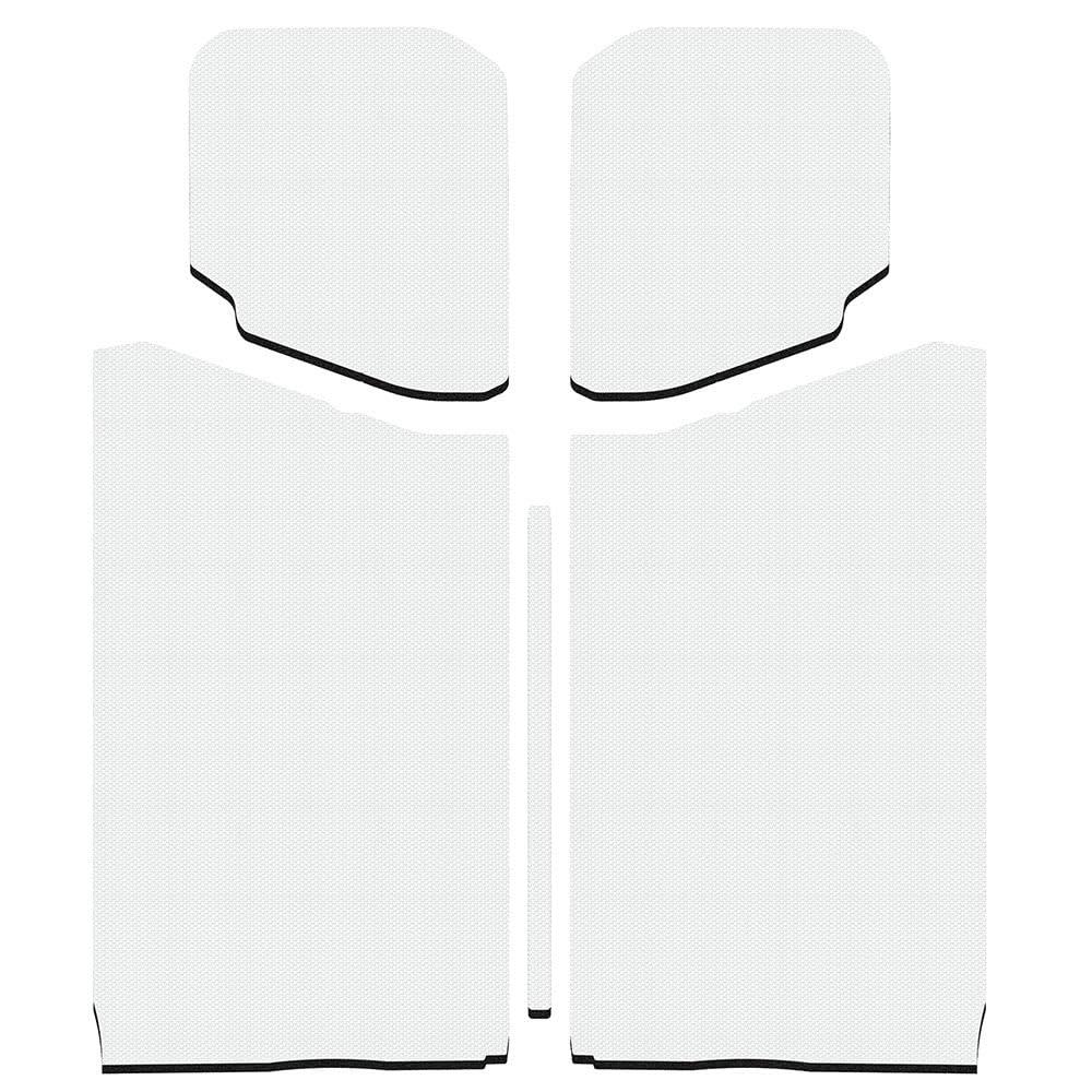 Boom Mat Design Engineering 50190 White Sound Deadening Headliner Compatible with 2-Door Jeep Wrangler JL (2018-up)