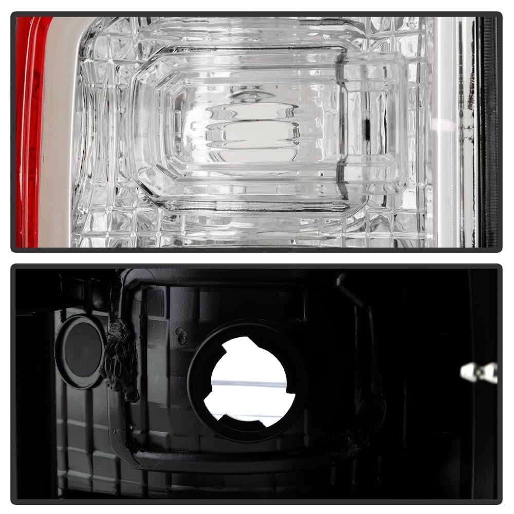 Nissan Titan 2016-2022 Spyder (OE) Driver Side Tail Lights - Signal-3157(Not Included) ; Parking-3156(Not Included) ; Reverse-3157(Not Included) - OEM Left (Does not fit Factory LED Lights)
