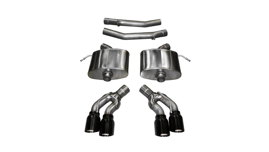 Xtreme Corsa Performance 14358BLK Axle-Back Exhaust System Dual Rear Exit 2.75 in. Dia.