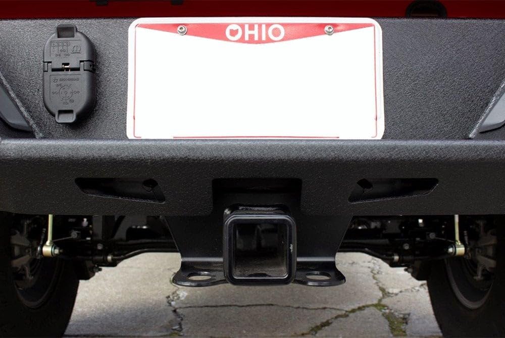 Fishbone FB22149 Offroad - Mako Mid Width Black Powder Coat Rear HD Bumper