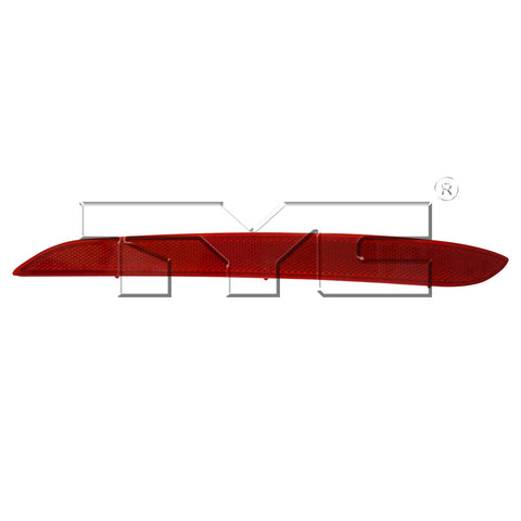 Right TYC Reflector Assembly Compatible with 2015-2017 Hyundai Santa Fe