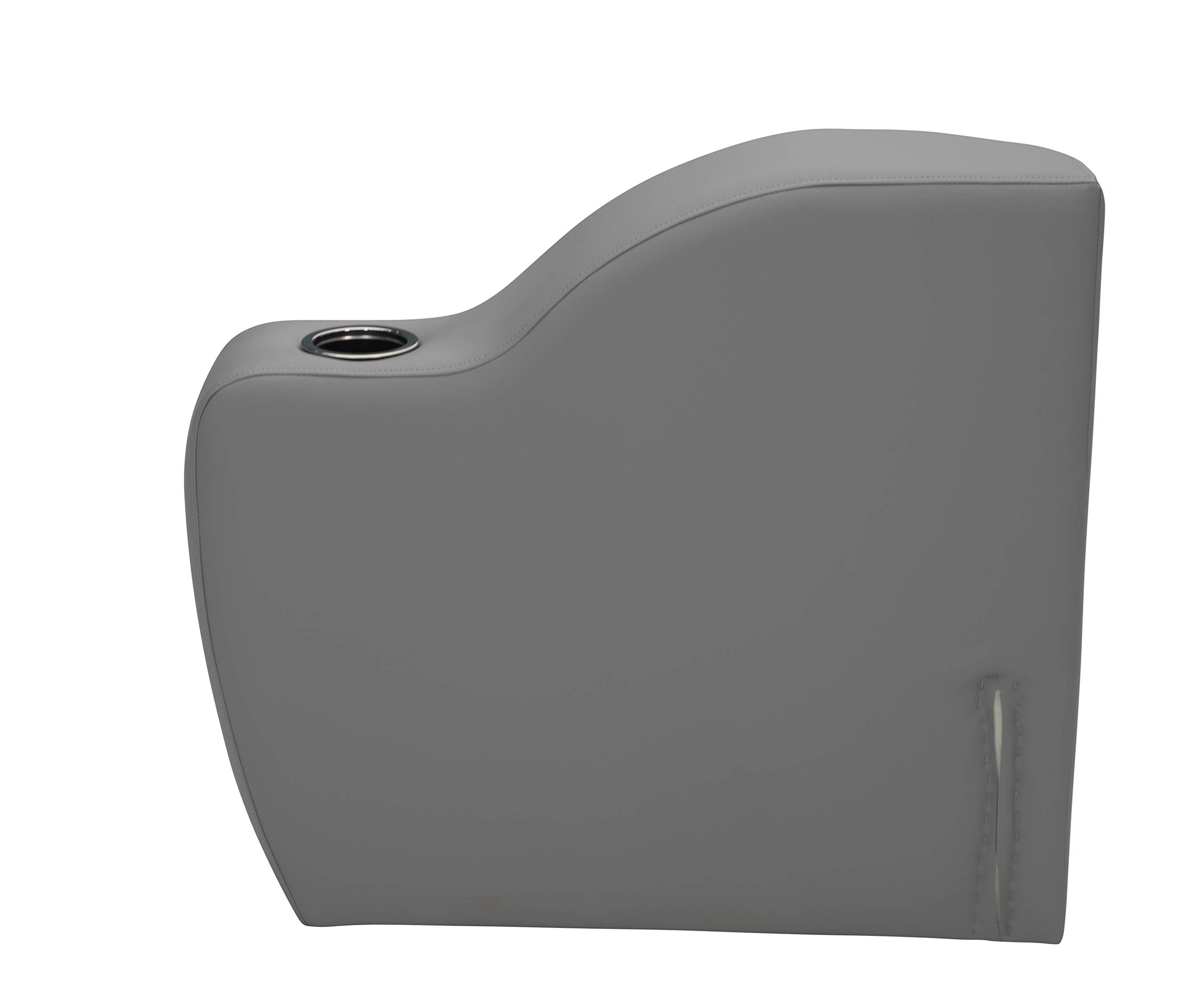 Right Arm Rest 8.5" x 31" - Charcoal Pontoon