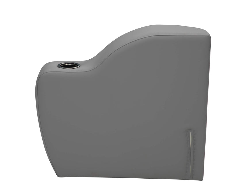 Right Arm Rest 8.5" x 31" - Charcoal Pontoon