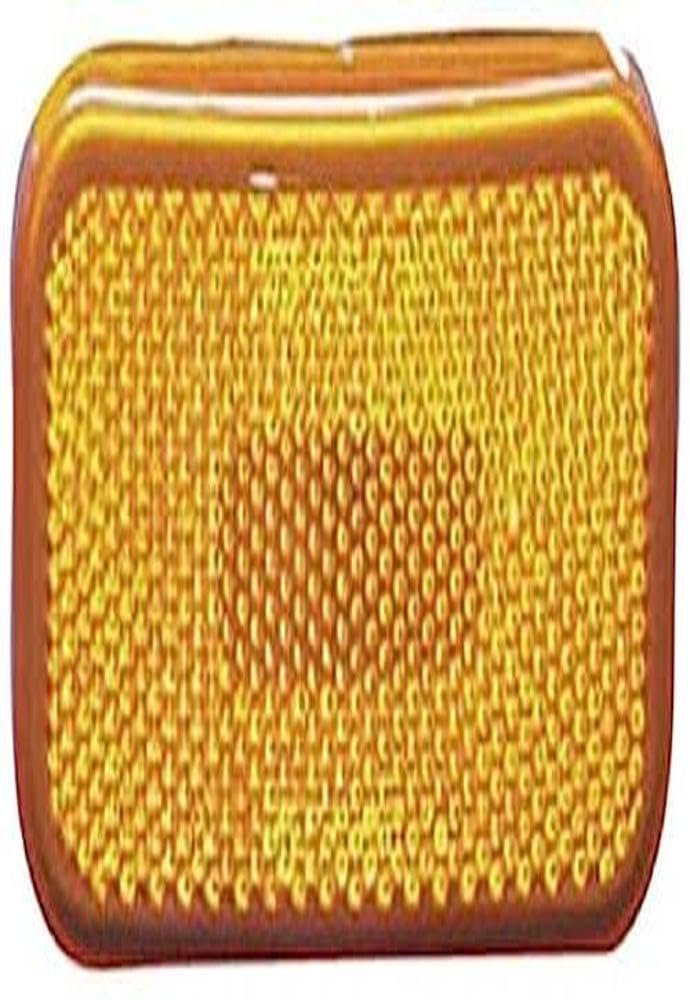 003-58L Fasteners Unlimited 12 V Amber Rectangle LED Clearance Light with Round Corners