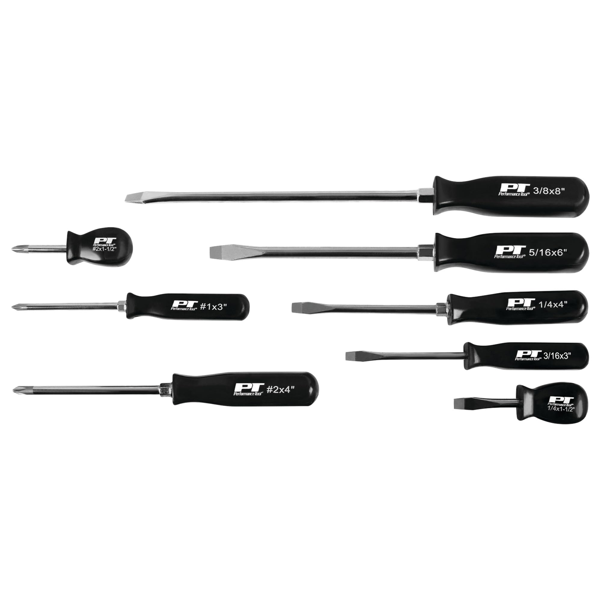 W901S Performance Tool 8-Piece Pro Screwdriver Set