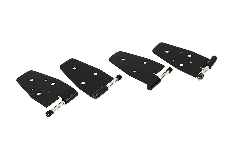 Black Power Coat Kentrol 50525 Stainless Steel Door Hinge Set