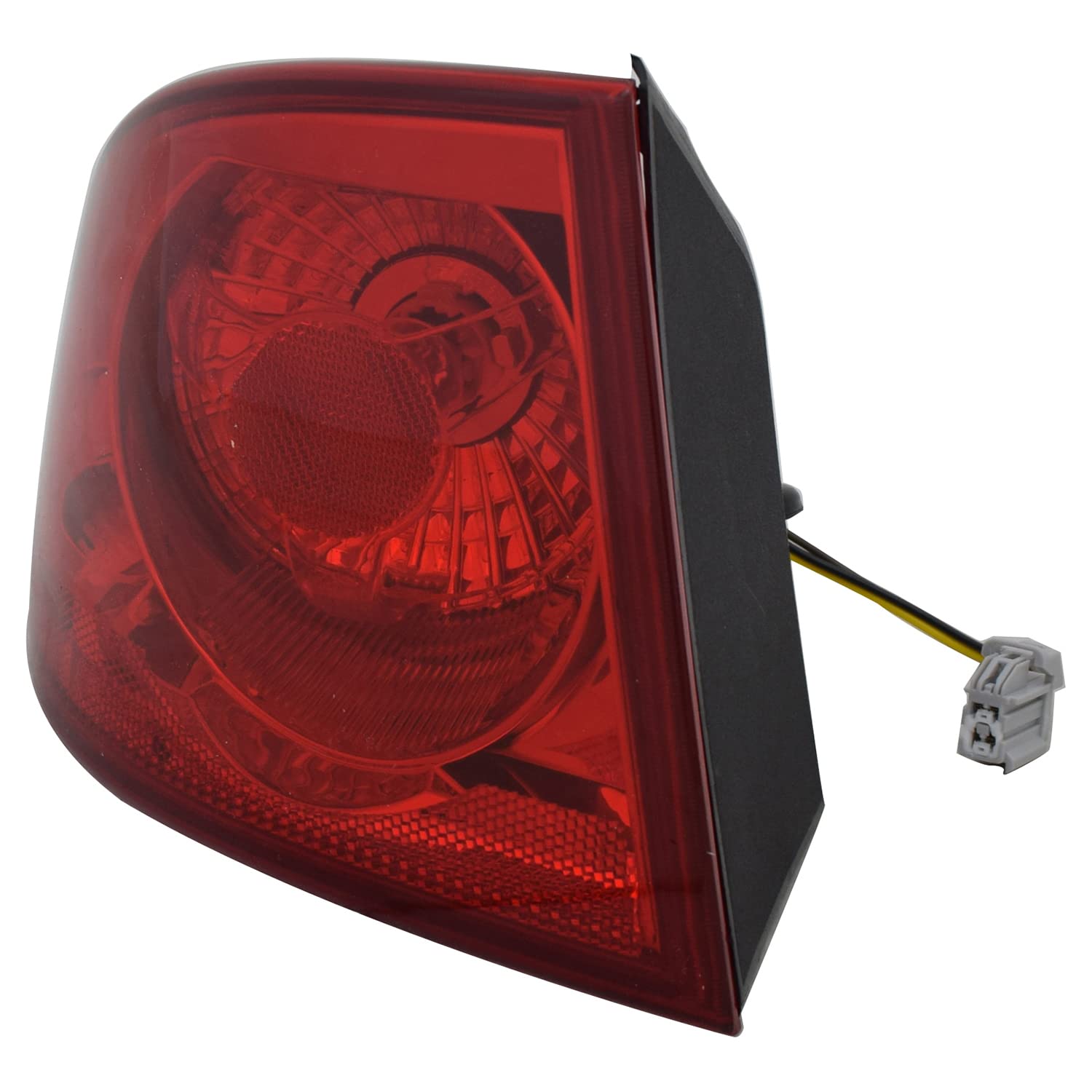 Left TYC Tail Light Assembly Compatible with 2006-2011 Buick Lucerne