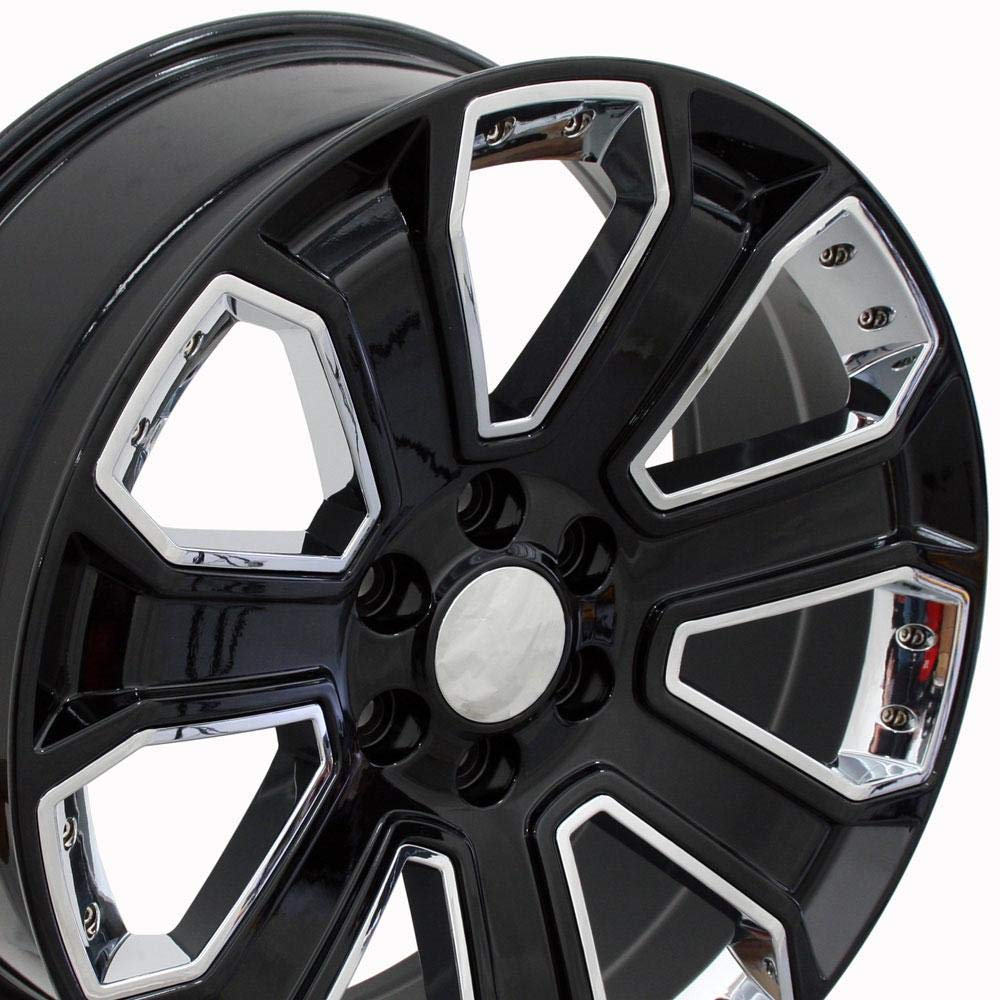 Black Wheel OE Wheels LLC CV93-20085-6550-31B-ic Painted (20 x 8.5 inches /6 x 139 mm, 31 mm Offset)