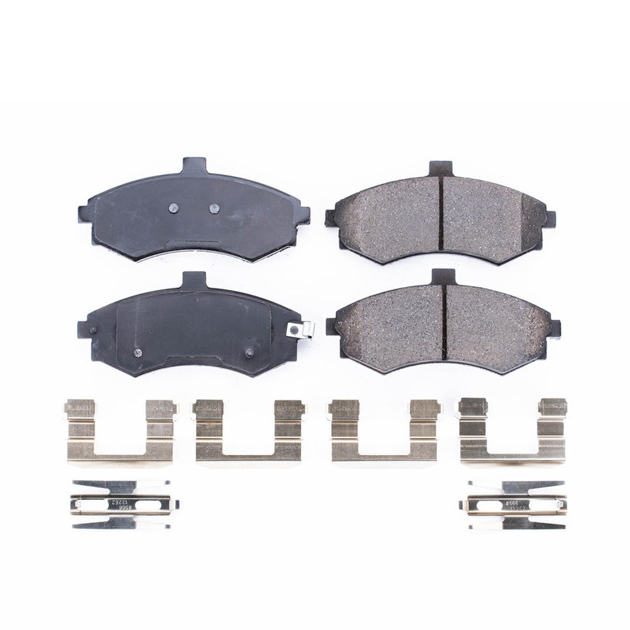 Power Stop Front Brake Kit For Elantra Hyundai 2002-05 - Ceramic Brake Pads With Installation Hardware, 17-941