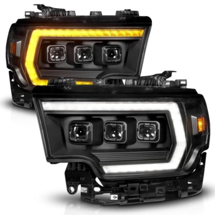 19-24 ANZO RAM 2500/3500 Z-Series Full LED Proj Headlights DRL/Init/SeqSig - Pass. Side ONLY