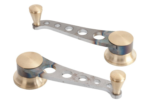 Lakester IDH-2035 Raw Finish Window Crank Kit - Pair