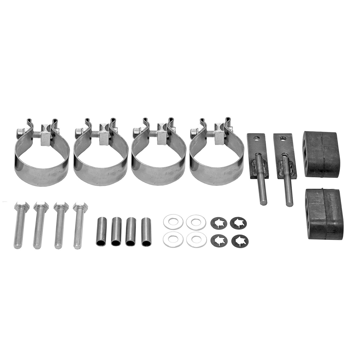 Flowmaster 817575 Cat-Back Force II Exhaust 2.5 Inch Dual Rear Exit 409 Stainless Steel 4 Inch Polished 304 Stainless Steel Tips Compatible with 2011-2021 Jeep Grand Cherokee 3.6L 5.7L