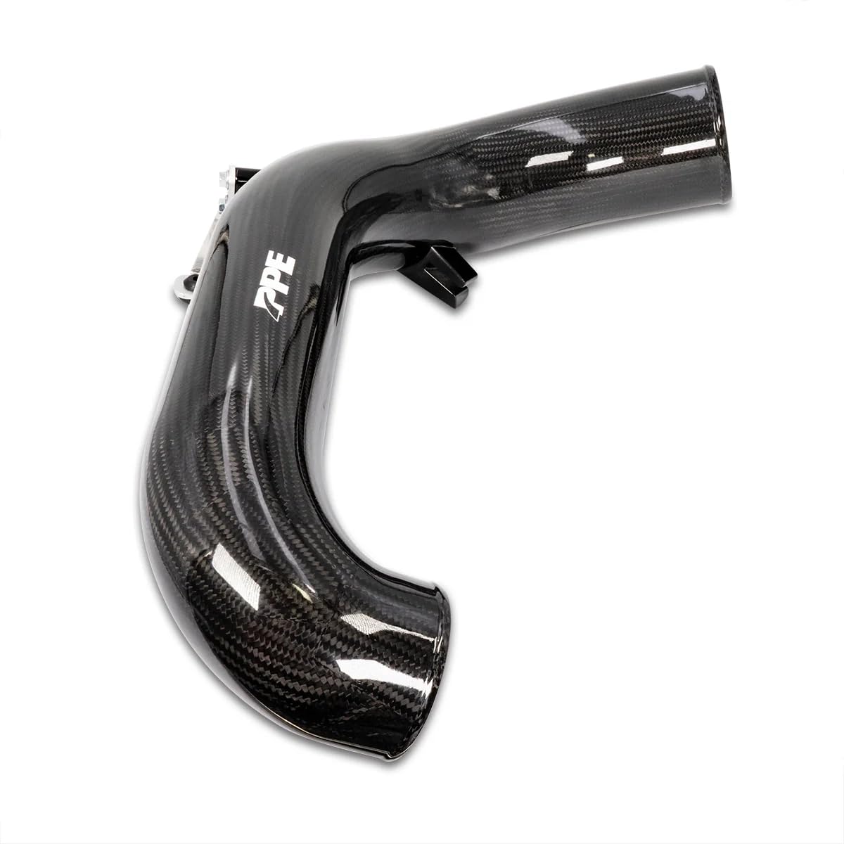 PPE Zilla Carbon Fiber Twill Weaved Intake Tube Compatible with 2020-2024 GM 1500 3.0L Diesel Engines Silverado Sierra 115020360