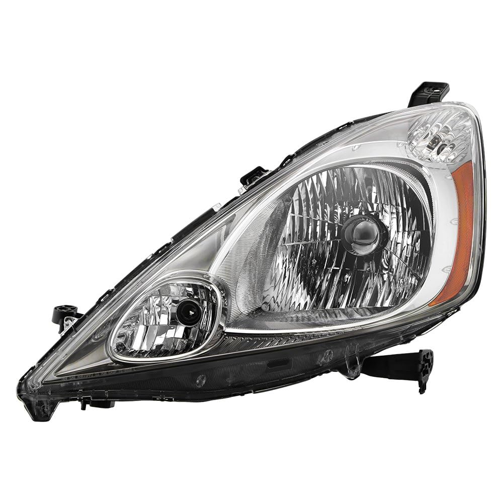Honda Fit 09-11 Spyder (OE) Halogen Chrome Housing Headlight - OE Left