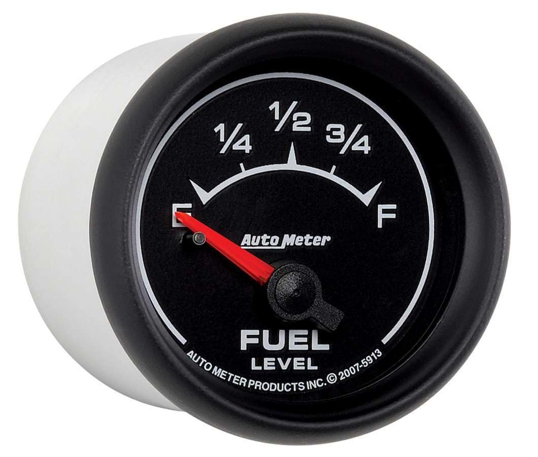 Auto Meter 2-1/16" 0-90 ohms Short Sweep Electric Fuel Level Gauge for GM 5913 ES