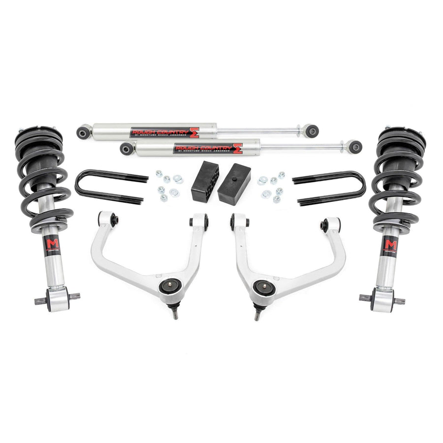3.5" Lift Kit Rough Country w/M1 Struts for 2019-2024 GMC Sierra 1500-28840