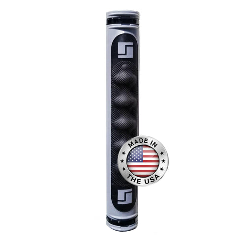 Stromberg Carlson AM-01 Lend-A-Hand Dura Grip RV Handle Replacement – Rubber Rail Cover for 1" Diameter Step Handles, Easy to Install Grab Bar Wrap for Entry Assistance – 9"L, Gray & Black