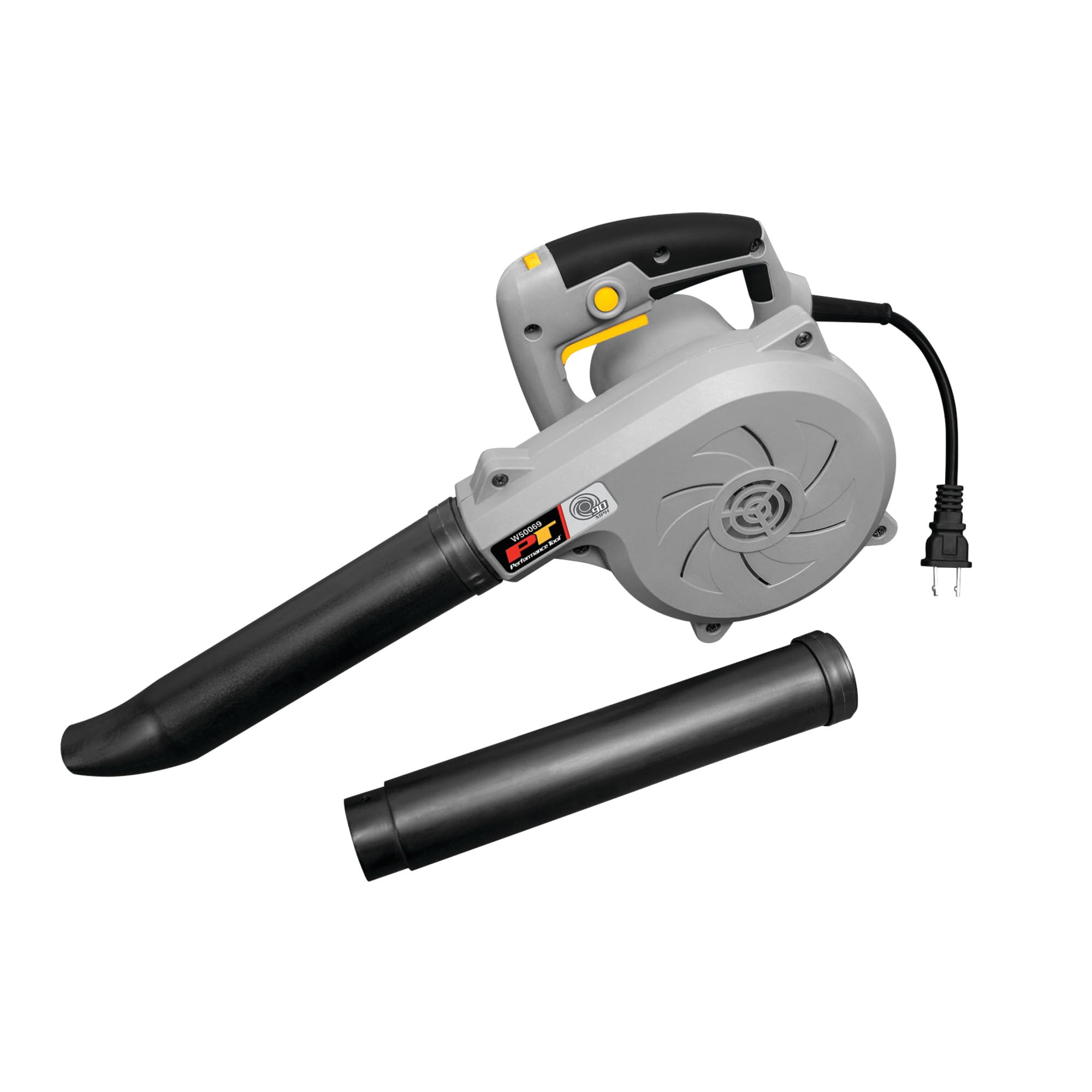 Compact Performance Tool W50069 Gray 700W Variable Speed Garage/Shop/ Blower/Patio Blower (17,000 Max RPM 90 MPH Air Flow)