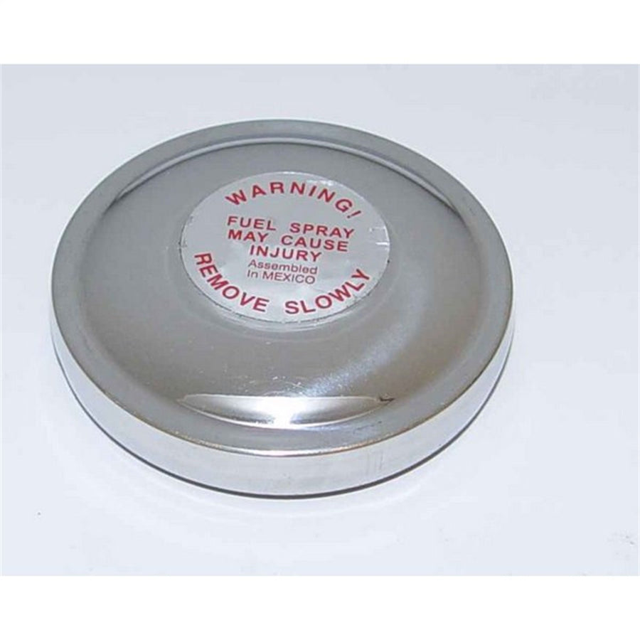 17726.02 | Omix-Ada | Gas Cap, Non-Vented, Zinc | OE Reference: 908593 | Fits 1945-1971 Willys/Jeep