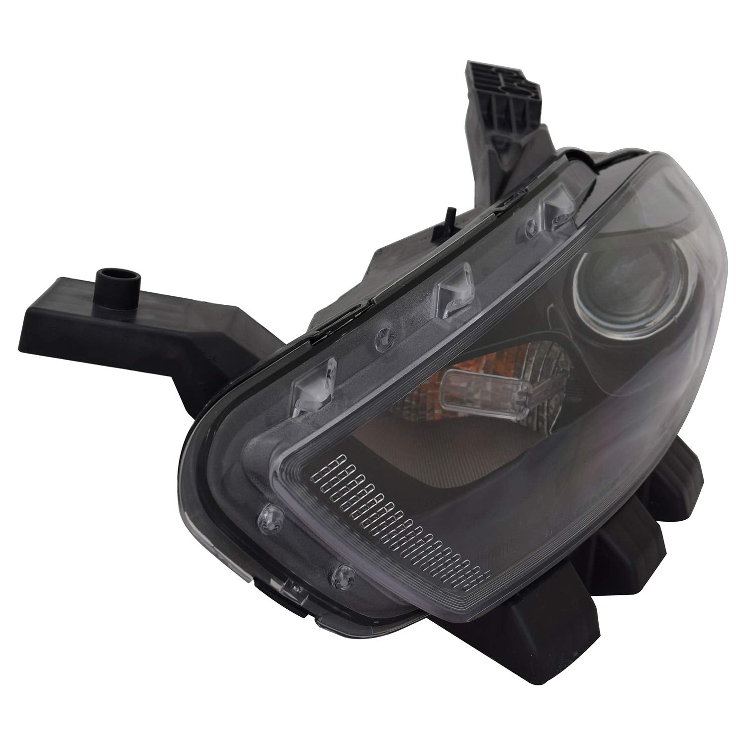 Left TYC Headlight Assembly Compatible with 2013-2015 Dodge Dart