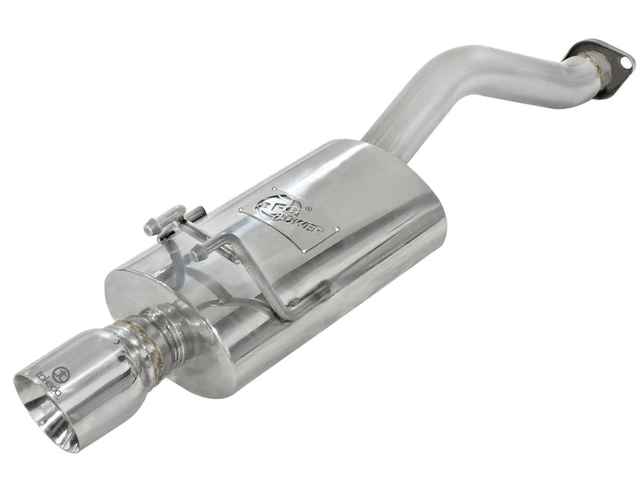304 Stainless Steel aFe Axle-Back Exhaust System with Polished Tip for Honda Civic EX Sedan L4-1.8L Engine