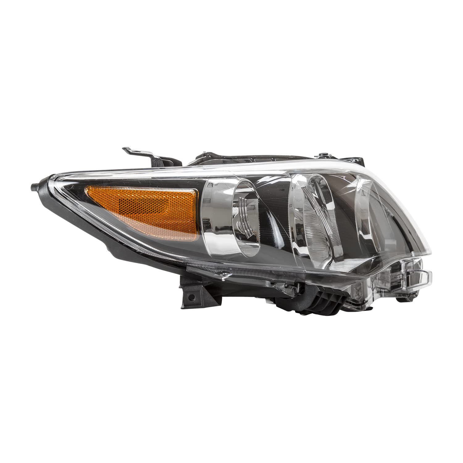 Right TYC Headlight Assembly Compatible with 2011-2013 Toyota Corolla