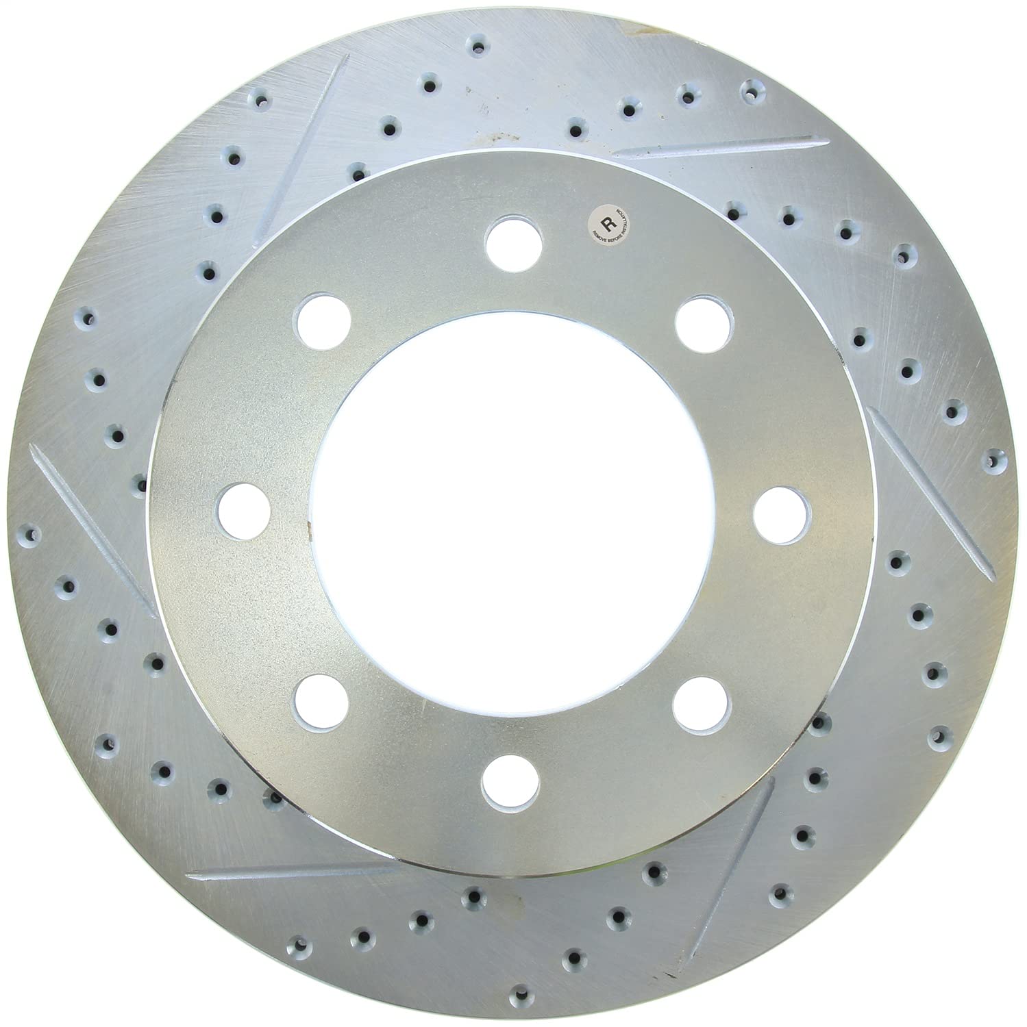 Right Stoptech 227.67061R Select Sport Drilled & Slotted Rotor