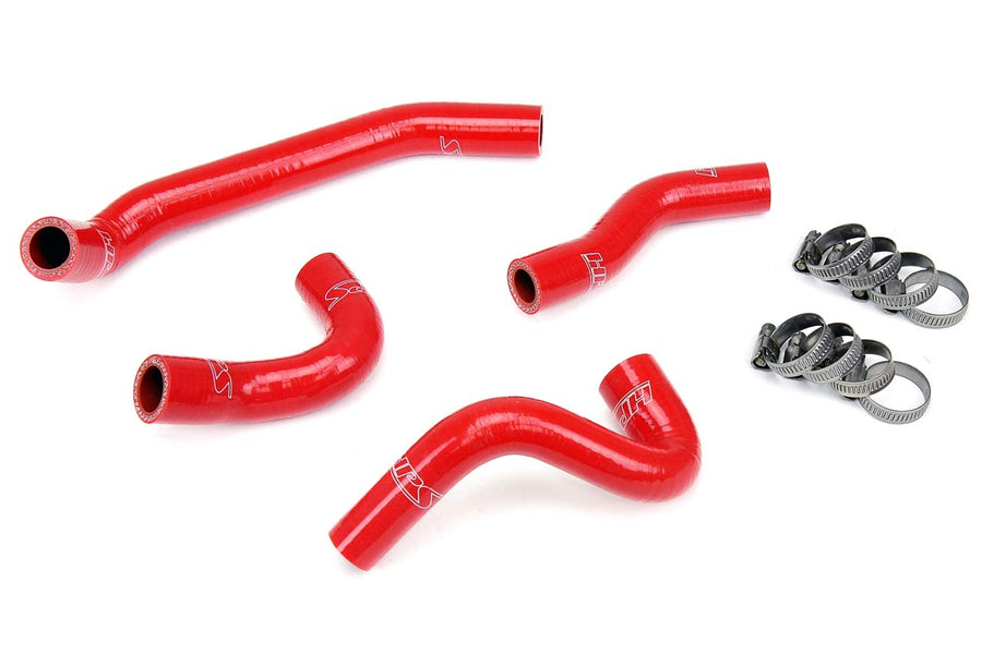 Red HPS Reinforced Silicone Radiator Coolant Hose Kit 57-1824-RED