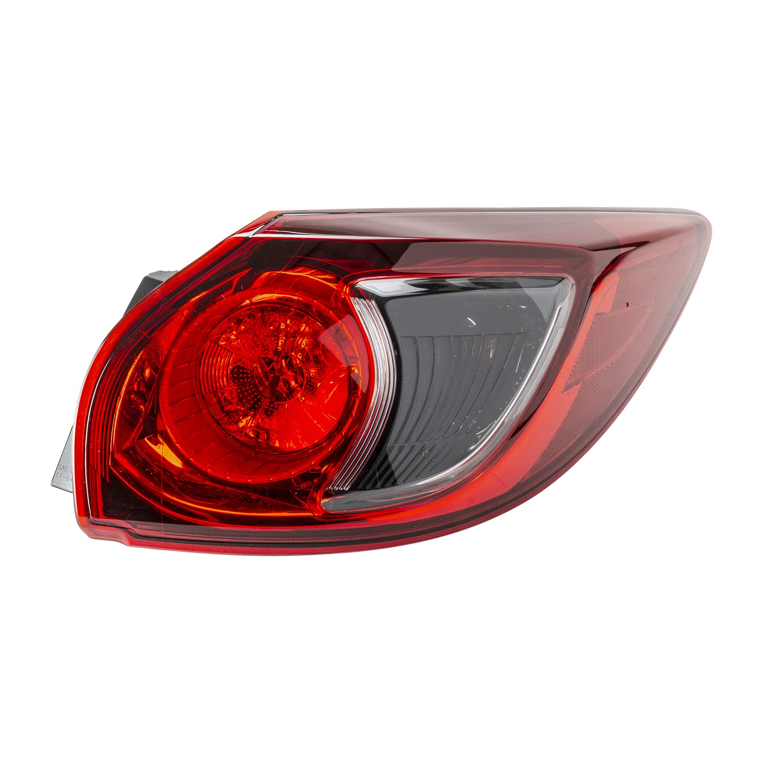 Right TYC Tail Light Assembly Compatible with 2013-2016 Mazda CX-5