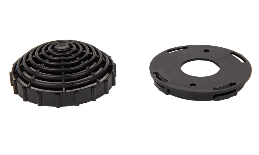 T-H Marine Aerator Dome Filter for 3/4 Inch Thru-Hull or Pump Intake, 2.7 Inch Diameter Twist-Lock Two-Piece Debris Screen for Livewell Aerator and Overflow Drains
