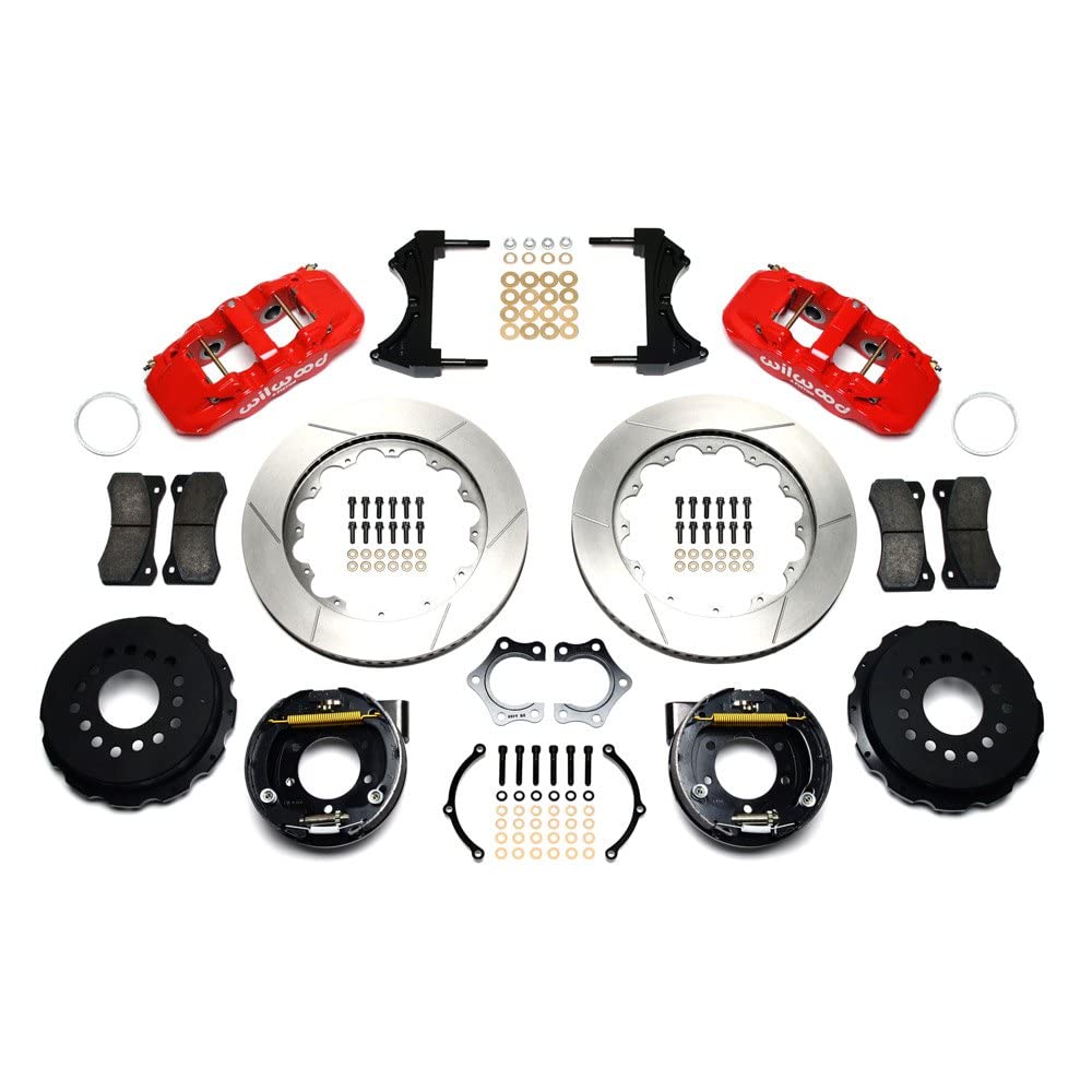 Red AERO4 Rear P-Brake Kit,14.00"
