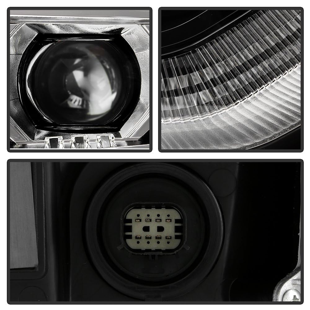GMC Sierra Denali 16-18 Spyder (POE) Full LED w/DRL Projector Headlight - OE Left