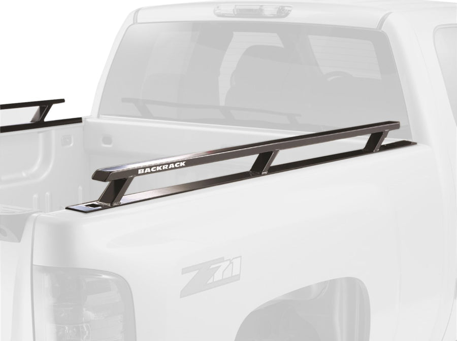 BACKRACK RealTruck Side Rails to use w/Standard Bed | Black, No Drill | 65523 | Fits 2015-2025 Ford F-150 6.5' Bed Aluminum Body