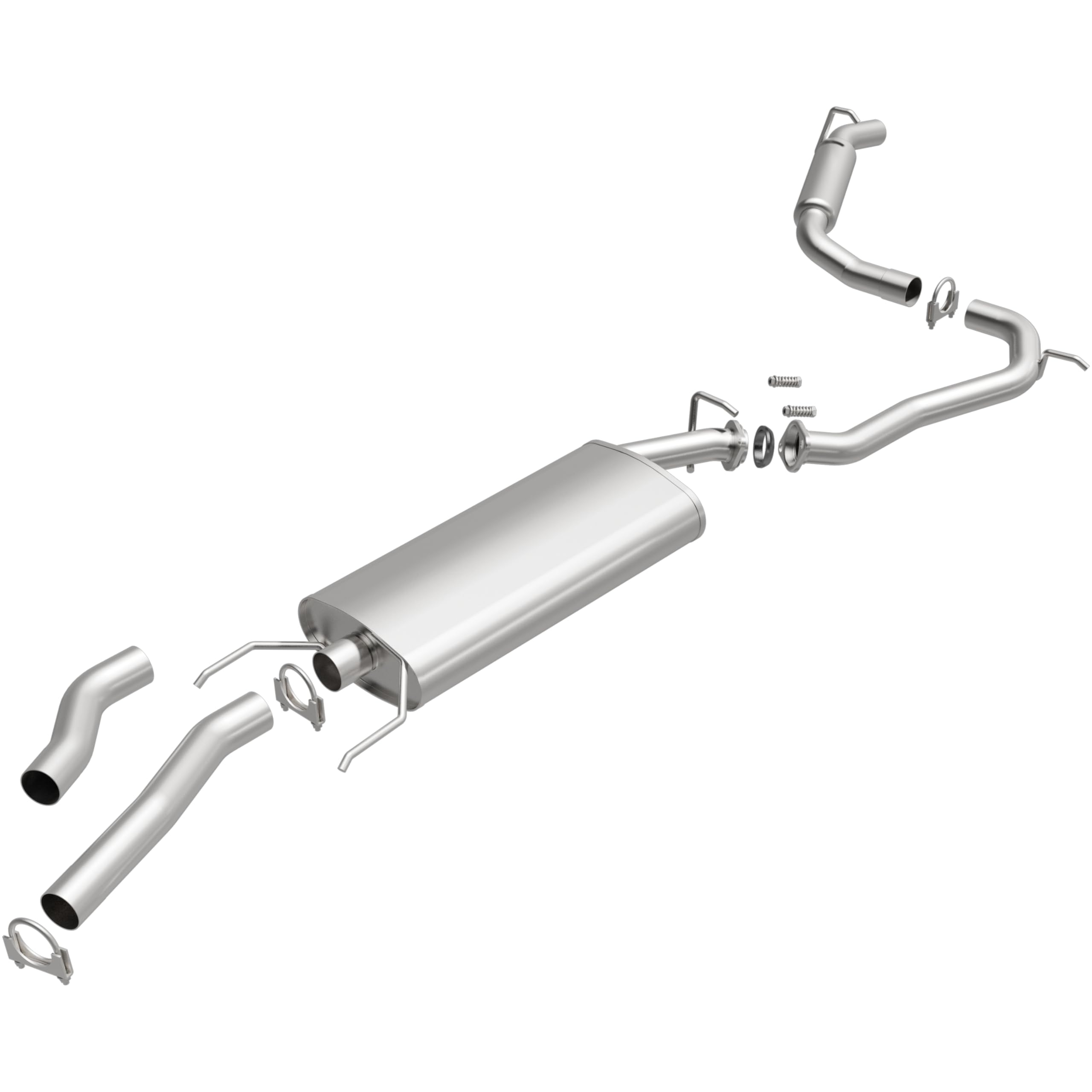 Replacement Exhaust System Kit BRExhaust 106-0717: Compatible with 2006-2012 Toyota RAV4 2.4L/2.5L/3.5L