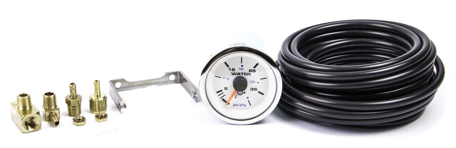 Sierra International Premier Pro I/O & I/B Water Temperature Gauge, 120 to 240 Degrees F Dial Range, White, 2"