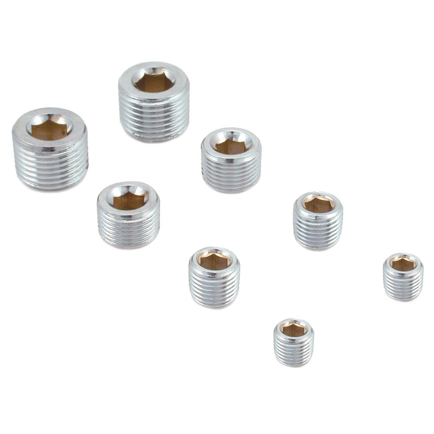 Chrome Pipe Plug Kit Spectre Performance 60183