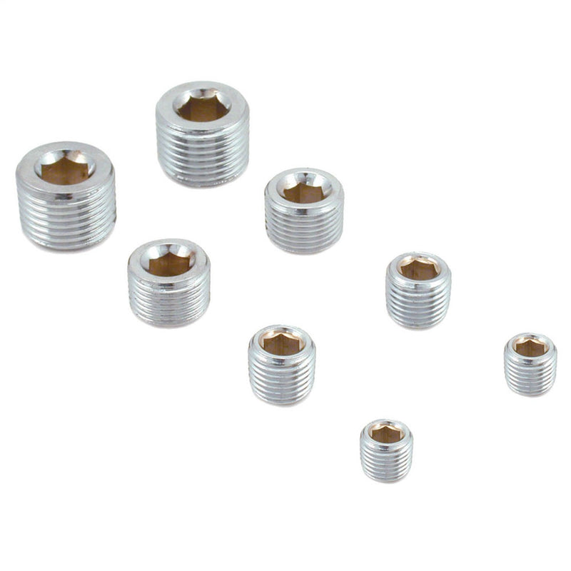 Chrome Pipe Plug Kit Spectre Performance 60183