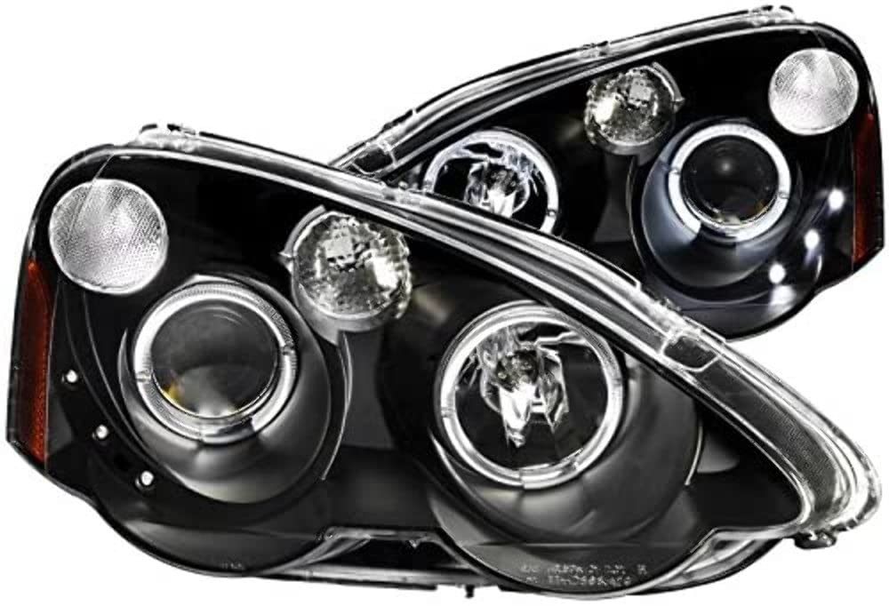 Headlight Assembly Anzo USA LED Strip Clear Lens Pair LED Black