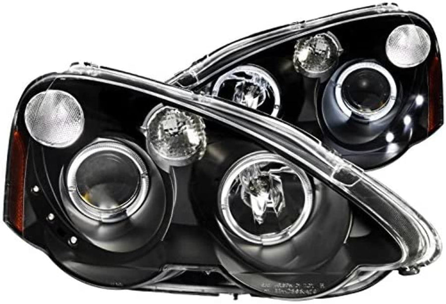 Headlight Assembly Anzo USA LED Strip Clear Lens Pair LED Black