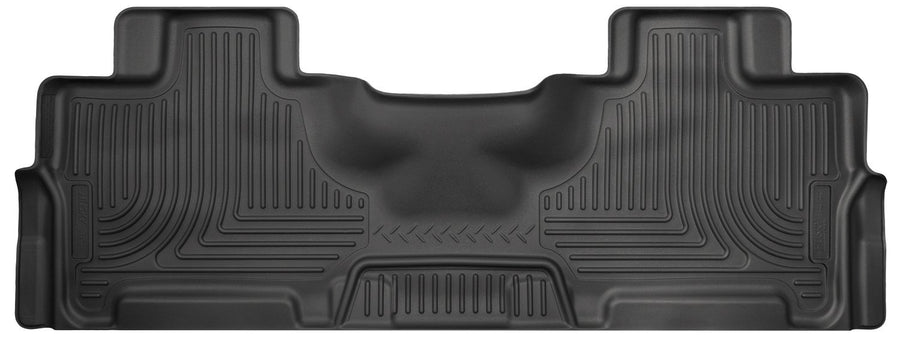 Husky Liners Floor Mats Weatherbeater | Fits 2007-2017 Ford Expedition; Lincoln Navigator | 2nd Row, 1-pc Black - 14361