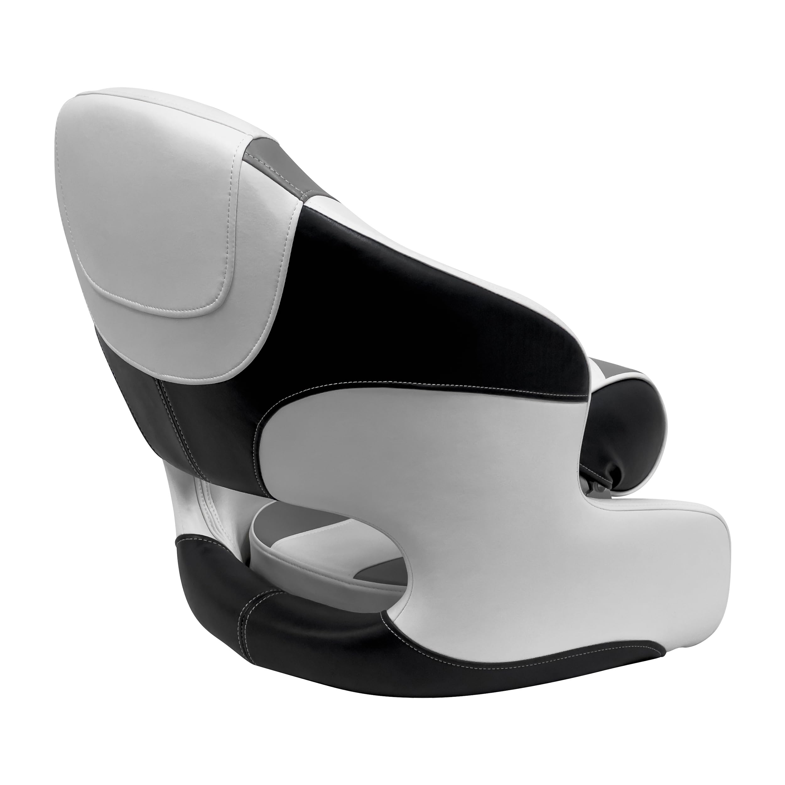 Baja Series Wise 3315-1782 Bucket Seat with Bolster, Brite White/Grey/Black