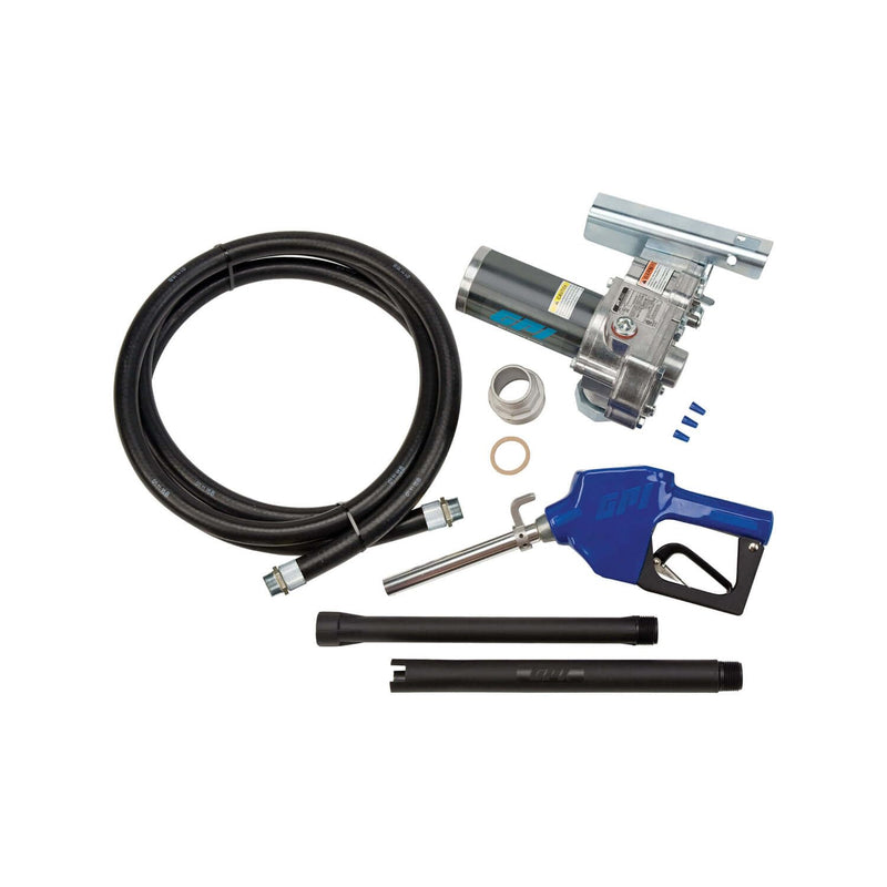 M-1115 Series GPI Fuel Transfer Pump, Automatic Shut-Off Nozzle, 12 GPM, 115 Volt (110000-82)