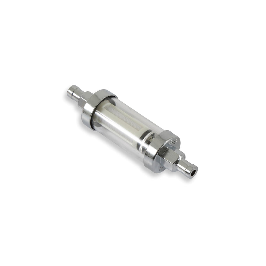 Inline Fuel Filter Mr. Gasket 9747 - 5/16 Inch Clearview