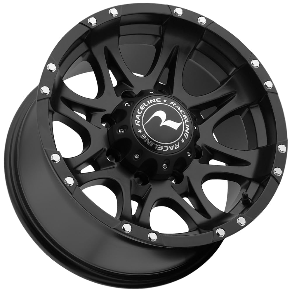 Raceline 981 Raptor Black Wheel with Painted (18 x 18. inches /8 x 165 mm, -6 mm Offset)