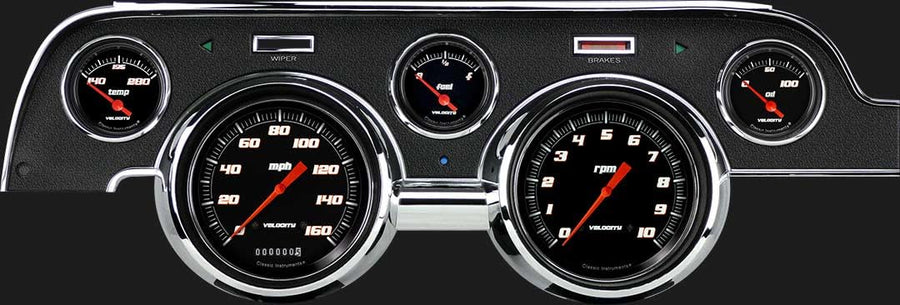 Velocity Black MU67VSB 1967-68 Mustang