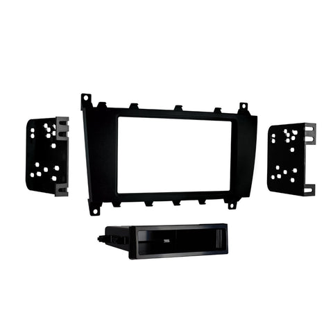 Metra Double or Single Din 99-8721B Installation Kit with Pocket for Mercedes-Benz Vehicles (Black)