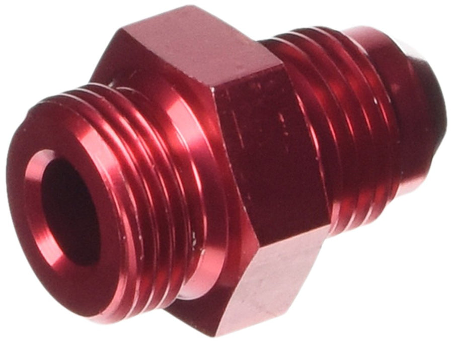 Blue Anodized Aluminum Edelbrock Carburetor Inlet Fitting 8087, Red