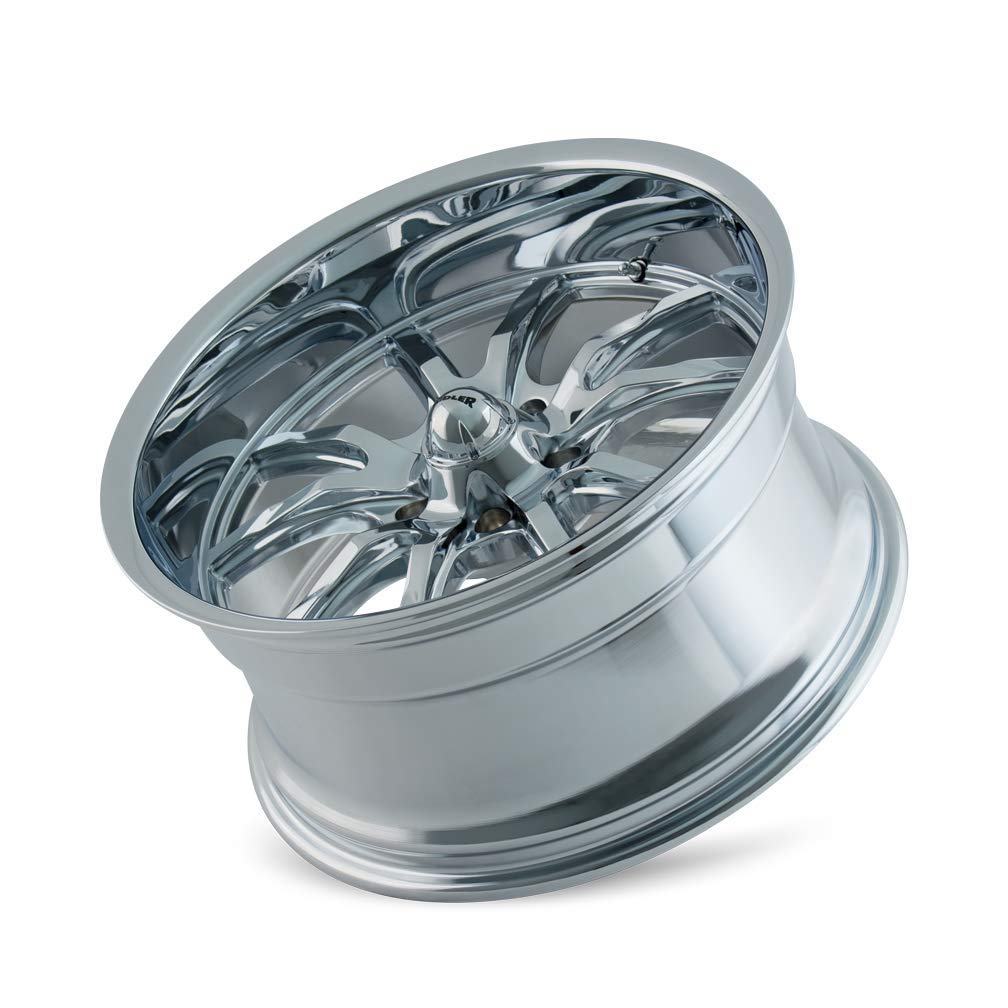 650 RIDLER Chrome Wheel (17 x 8. inches /5 x 120 mm, 0 mm Offset)