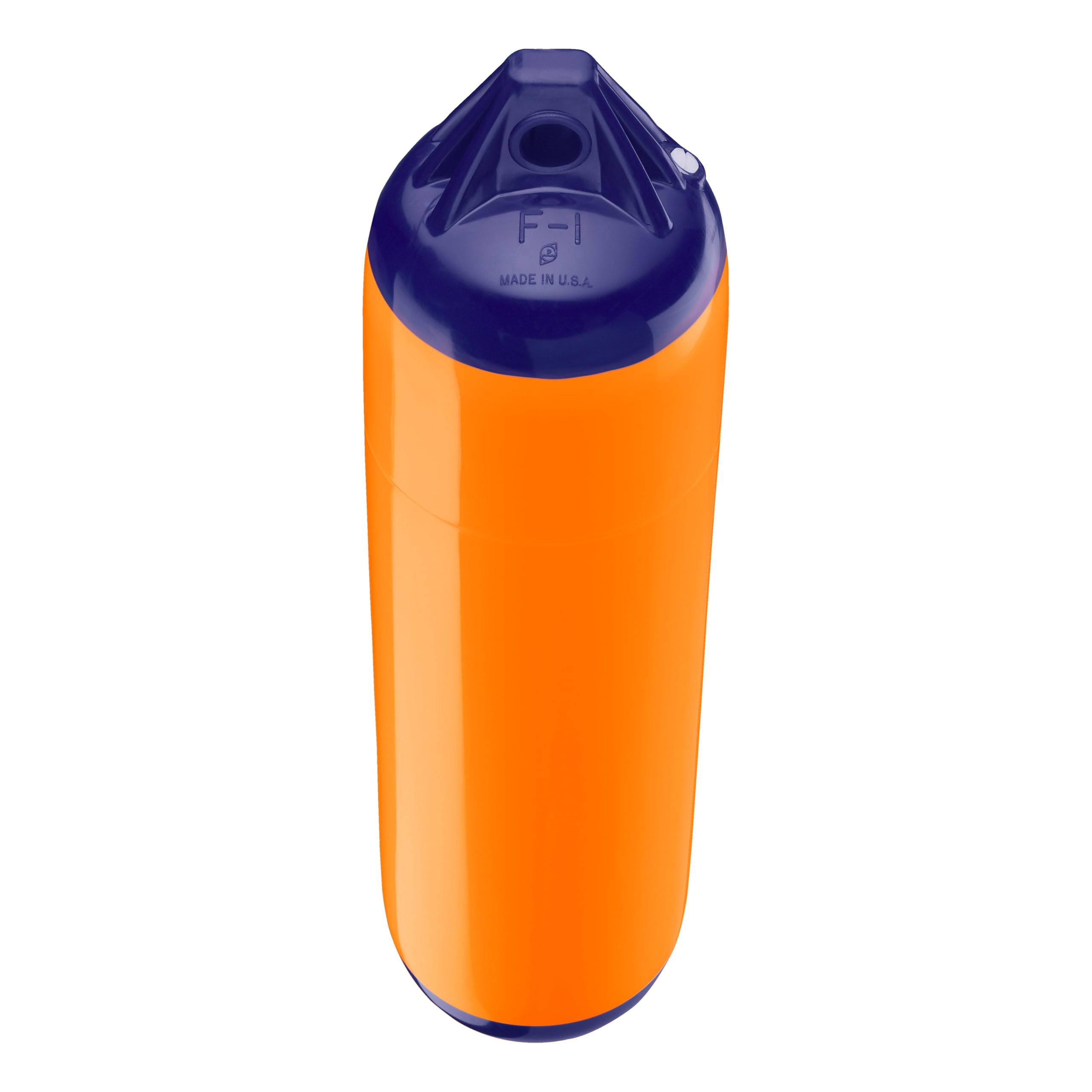 Polyform F-Series Boat Fender Standard F-1 Blue Ropehold - Orange